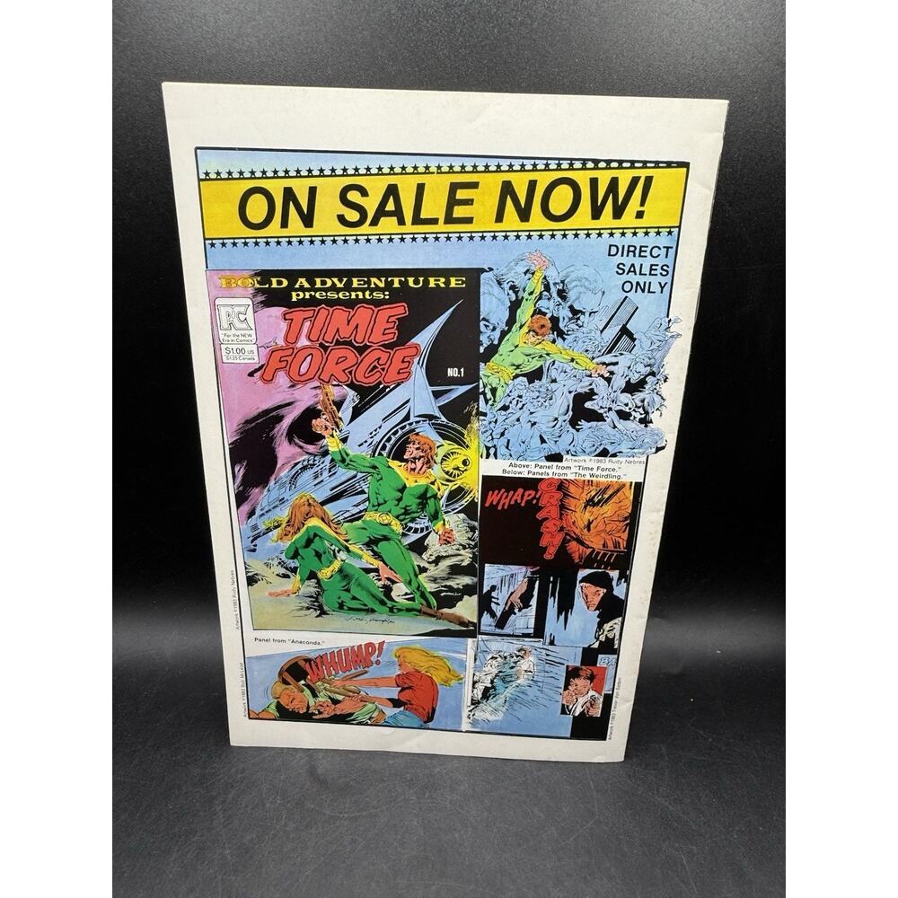 Skateman Neal Adams roller skating comic book 1 VG+ 1980s PC Pacific Comics HTF - Picture 3 of 5